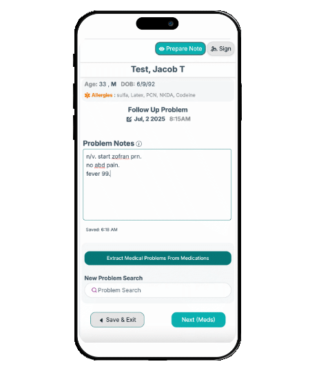 ehraccess screenshots mobile